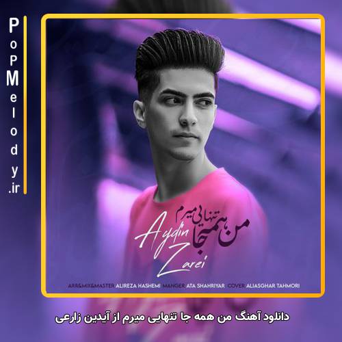 دانلود آهنگ آیدین زارعی من همه جا تنهایی میرم